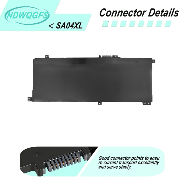Alt view image 4 of 6 - SA04XL L43267-005 Replacement for HP Envy X360 15m-ds0011dx 15m-ds0xxx 15m-dr0xxx 15t-dr100 15m-dr1xxx 15m-dr0012dx 15m-dr0011dx 15M-DR 15M-DS 17t-cg100 17-cg100 Series SA04055XL HSTNN-OB1F