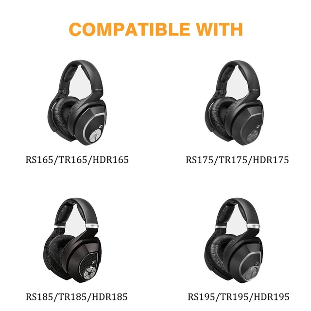 Alt view image 2 of 6 - RS175/HDR175/TR175 Replacement Ear Pads Cooling Gel RS 175 Earpads, Upgrade Ear Cushions Parts Compatible with Sennheiser RS175/RS185/RS195/RS165, HDR175/HDR185/HDR195/HDR165/TR175/TR185 Headphones