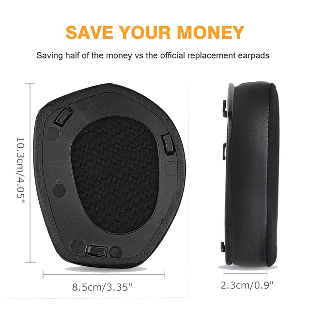 Alt view image 5 of 6 - RS175/HDR175/TR175 Replacement Ear Pads Cooling Gel RS 175 Earpads, Upgrade Ear Cushions Parts Compatible with Sennheiser RS175/RS185/RS195/RS165, HDR175/HDR185/HDR195/HDR165/TR175/TR185 Headphones