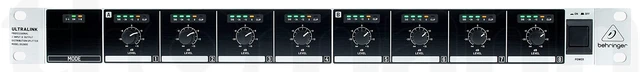 Alt view image 4 of 7 - DS2800 Professional 2-Input 8-Output Distribution Splitter 2-input 8-output splitter with gold-plated XLR connectors for studios, restaurants and retail shops