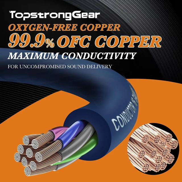 Alt view image 2 of 7 - 20 Feet 9-Conductor Speaker Cable, 16AWG 100% OFC, 4-Channel Speaker Wire and Remote Wire (16 Gauge)