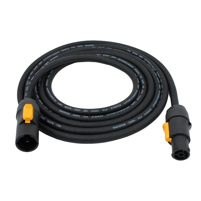 Alt view image 2 of 5 - Professional Compatible powerCON True1 Male to Female Power True 14WAG Extension Cable (15F_1Pack)