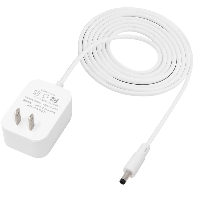 Alt view image 2 of 6 - 15W Power Adapter Compatible with Echo Spot, Echo Dot (3rd, 4th & 5th Generation), Echo Pop, Echo Pop Kids (6-Foot)