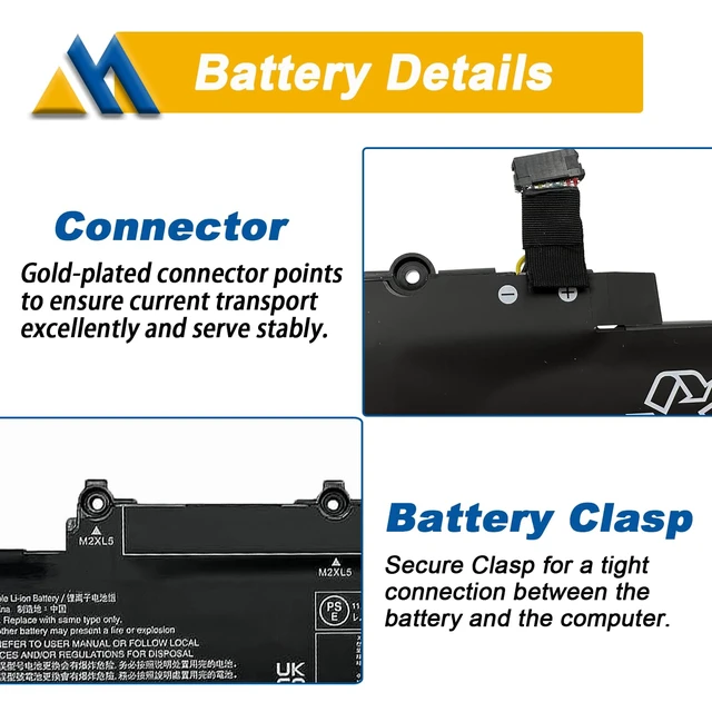 Alt view image 4 of 7 - 45Wh L19M3PD5 Laptop Battery Replacement for Lenovo Thinkpad E14 Gen 2 20T6 20TA E14 Gen 3 20Y7 20YD 20YE E15 Gen 2 20T8 20TD Gen 3 4 Series L19D3PD5 L19C3PD5 SB10X02597 L19C3PD5 11.1V 4120mAh