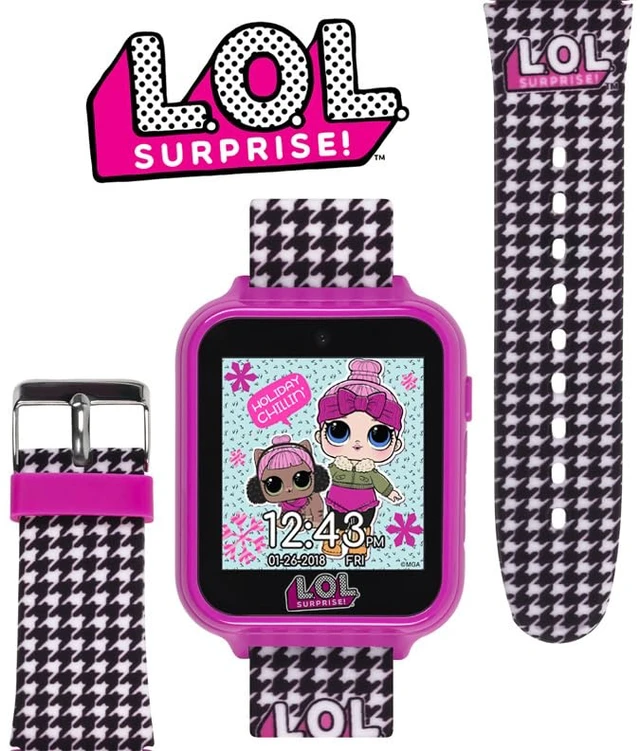 Alt view image 2 of 7 - LOL Surprise Kids Smart Watch with Camera, Games, Voice Recorder, Step Counter, 10 Unique Watch Faces, Alarm, Timer, and Calculator - Fun Tech Toy for Kids