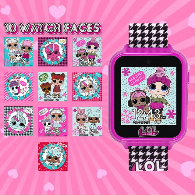 Alt view image 3 of 7 - LOL Surprise Kids Smart Watch with Camera, Games, Voice Recorder, Step Counter, 10 Unique Watch Faces, Alarm, Timer, and Calculator - Fun Tech Toy for Kids