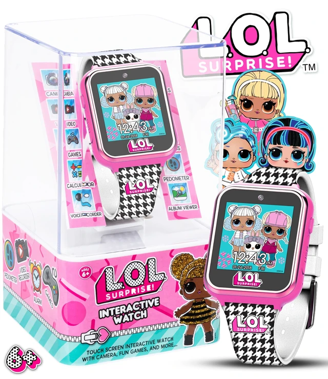 Alt view image 4 of 7 - LOL Surprise Kids Smart Watch with Camera, Games, Voice Recorder, Step Counter, 10 Unique Watch Faces, Alarm, Timer, and Calculator - Fun Tech Toy for Kids