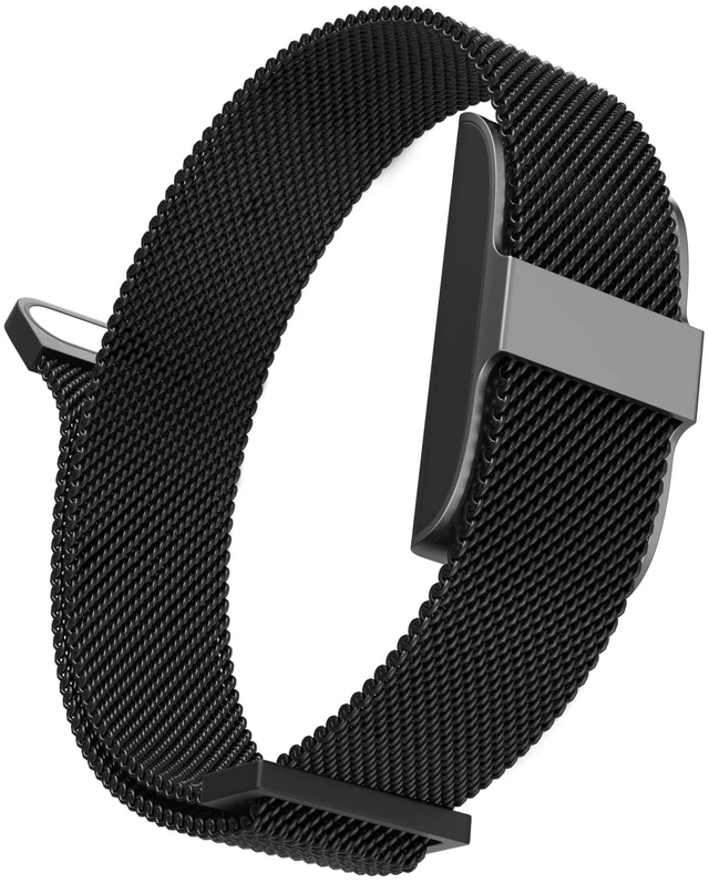 Main image of Metal Replacement Strap Compatible with Hume Band 1.0, Magnetic Mesh Loop Stainless Steel Lightweight Sport Wristand for Women Men