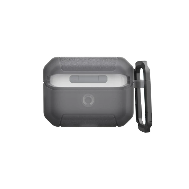 Alt view image 6 of 7 - UAG Scout for AirPods Pro 3 Gen Case 2025 w/Carabiner, Smoke Translucent Heavy Duty Protection, Military-Grade Drop Tested, Secure Lip Closure, Corner Protection, Wireless Charging Compatible