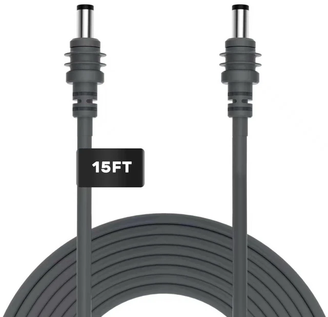 Main image of Starlink Mini DC Power Cable, 5M/16.4FT Replacement Starlink Mini Cable Custom DC cable for Starlink Mini uses premium 18AWG copper & liquid silicone, waterproof, stable power without signal loss