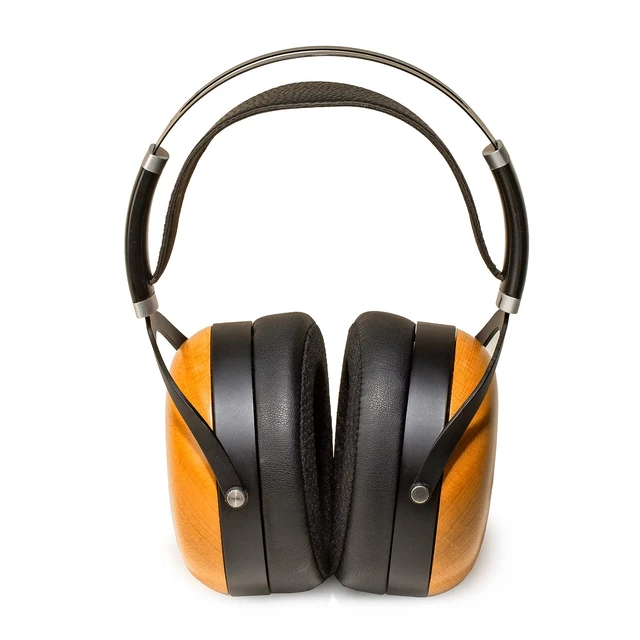 Alt view image 2 of 5 - SUNDARA Closed-Back Over-Ear Planar Magnetic Wired Hi-Fi Headphones with Stealth Magnet Design, Detachable Cable, Wood Ear Cups for Home, Studio, Recording