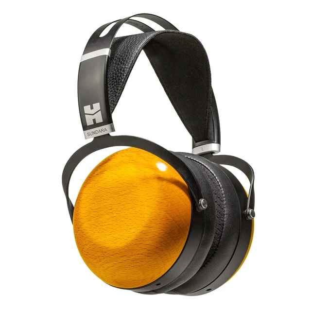 Alt view image 3 of 5 - SUNDARA Closed-Back Over-Ear Planar Magnetic Wired Hi-Fi Headphones with Stealth Magnet Design, Detachable Cable, Wood Ear Cups for Home, Studio, Recording