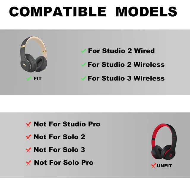 Alt view image 2 of 5 - Studio 3 Headband Replacement -Top Headband Accessories, as Same The OEM Compatible with Studio 3 Wireless(A1914) & Studio 2 Wired/Wireless (B0500/B0501) Headphones (Studio 3-Asphalt Gray)