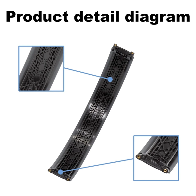 Alt view image 3 of 5 - Studio 3 Headband Replacement -Top Headband Accessories, as Same The OEM Compatible with Studio 3 Wireless(A1914) & Studio 2 Wired/Wireless (B0500/B0501) Headphones (Studio 3-Asphalt Gray)
