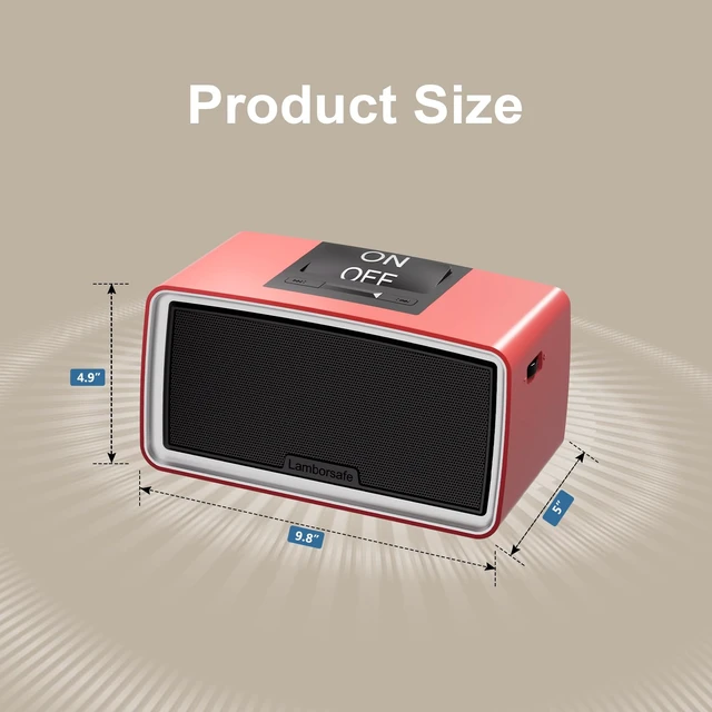 Alt view image 6 of 7 - One-Button Simple Music Player for Seniors & Elderly MP3 Music Player Device with 32GB TF Card for Dementia Patients, Gift for Alzheimers, Visually & Mobility-Impaired, Red