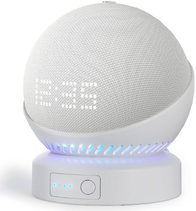 Main image of Battery Base for Echo dot 5th Generation Portable Echo Dot 4th Generation and Homepod Mini Battery Stand Accessories not Including the Speaker(White)