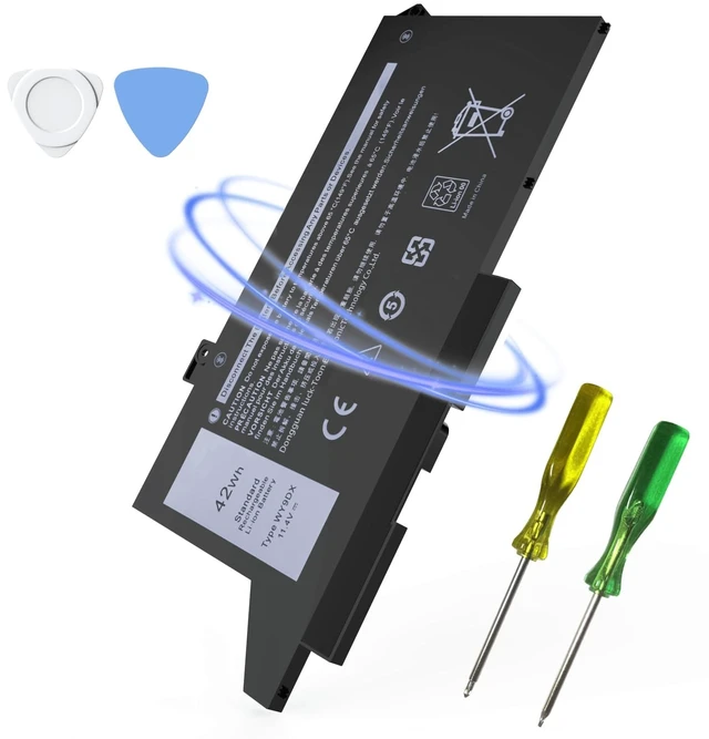 Main image of 42Wh WY9DX Laptop Battery Compatible with Dell Latitude 14 5420 15 5520 Precision 15 3560 Series RJ40G 0WK3F1 01K2CF 075X16 0M3KCN 005R42 WK3F1 11.4V