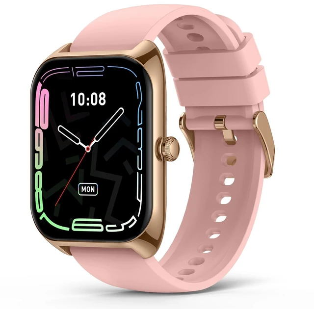 Main image of Smart Watches for Women Men,Smart Fitness Tracker (Answer/Make Calls), 110+ Sport Modes with Step Counter/Sleep Monitor, IP68 Waterproof, Fitness Watch for iOS Android,Pink