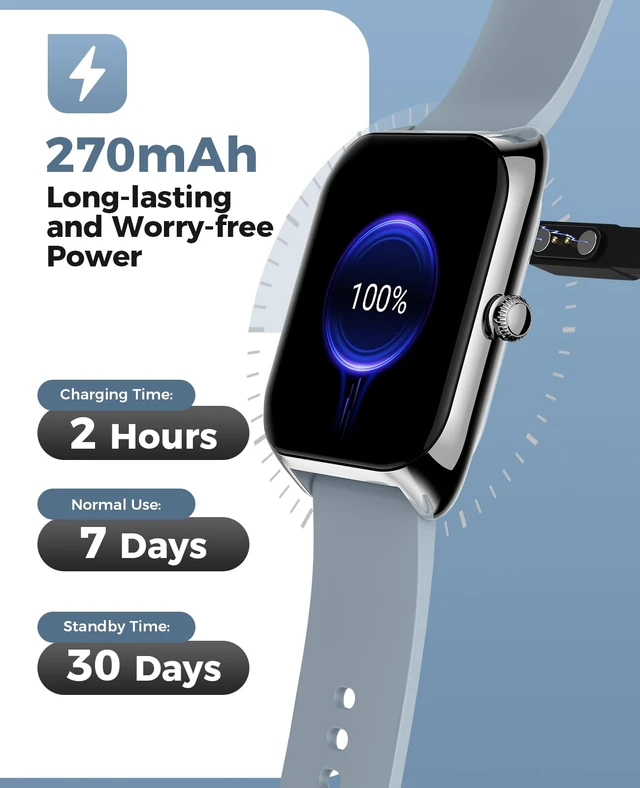 Alt view image 6 of 7 - Smart Watch for Women Men (Answer/Make Call), 2.02" Smartwatches with 110+ Sport Modes/Blood Oxygen/Heart Rate/Sleep Monitor, IP68 Waterproof Fitness Watch, DeepGray(No Green)