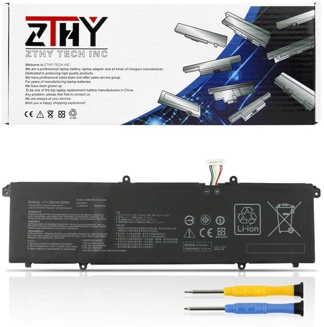 Main image of 50Wh C31N1905 Battery Replacement for Asus Adolbook13 Dolbook14 2020 Series VivoBook S13 S333 S333JA S333EA S330 S330FA S14 S433 S433F S433FA S433FL S433EA M433 M433IA S15 S533FA S533FL M533 M533IA