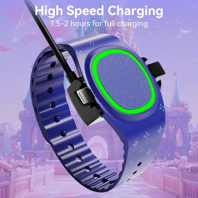 Alt view image 5 of 7 - 4 Port Magic Band Charger Charging Station for Disney Magic Band+ Plus Multiple 4-in-1 MagicBand+ Charger for Multi MagicBand Plus,90 Min Full Charging for Disneyland Family Accessories