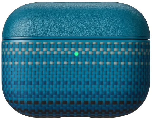 Main image of for AirPods Pro 3 Case MagSafe, Leather & Aramid Woven, Moonrise Slim-Fit Shockproof Protective AirPods Pro 3 Case Cover, Compatible with MagSafe, Premium Leather & Aramid Fiber Woven