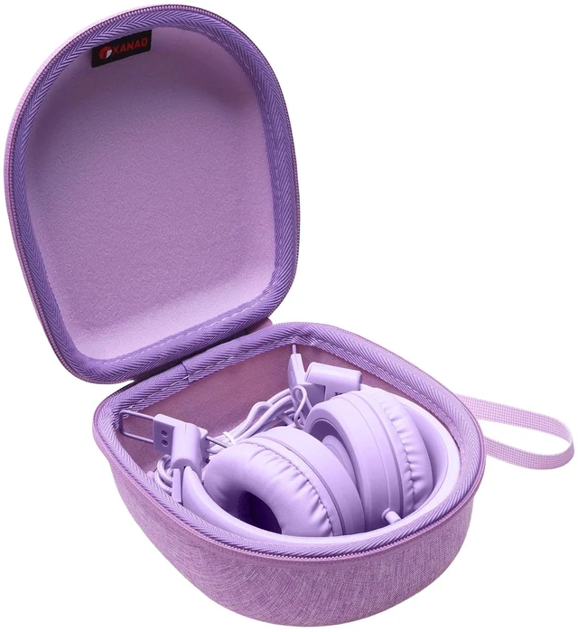 Main image of Kids Headphones Case for iClever/Noot/Acer Etc Headphone,Purple(Case Only) for iClever BTH12 HS19 BTH20 BTH26/Candy Bila/Noot Products/MIDOLA/JoySpark/Acer/ADOOPE/LORELEI/JBL/EarFun/ Etc Kid Headphone