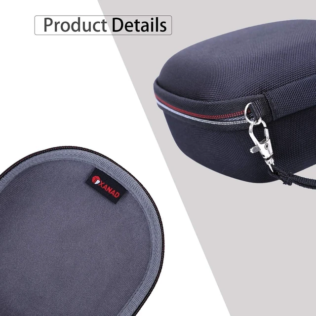 Alt view image 4 of 6 - Kids Headphones Case for iClever/Noot/Elecder Etc Headphone,Gray(Case Only) for iClever BTH12 HS19 BTH20 BTH26/Candy Bila/Noot Products/MIDOLA/JoySpark/Acer/ADOOPE/LORELEI/JBL/EarFun Etc Kid Headphone