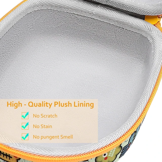 Alt view image 4 of 6 - Kids Headphones Case for iClever/Noot/Elecder Etc Kid Headphone(Case Only) for iClever BTH12 HS19 BTH20 BTH26/Candy Bila/Noot Products/MIDOLA/JoySpark/Acer/ADOOPE/LORELEI/JBL/EarFun/ Etc Kid Headphone