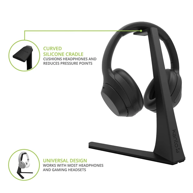 Alt view image 2 of 7 - H3 Universal Headphone Stand