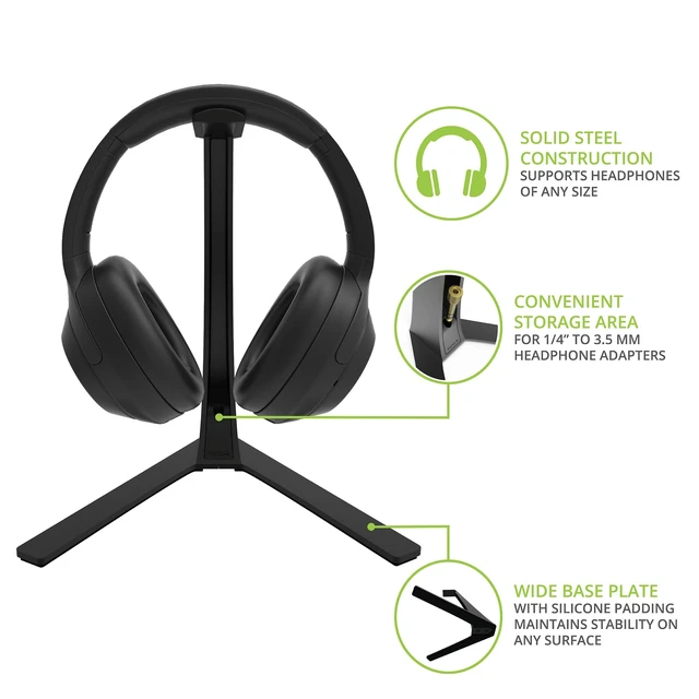 Alt view image 3 of 7 - H3 Universal Headphone Stand