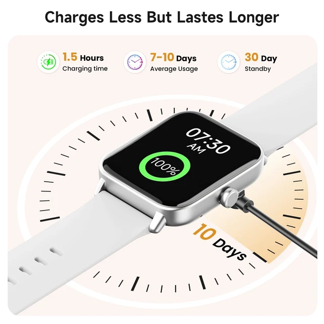 Alt view image 6 of 7 - Smart Watch for Women,1.85'' AMOLED Ultra-Clear Screen,Alexa Built-in Fitness Tracker with 110+ Sport Modes Heart Rate/SpO2/Sleep/Calories Monitor,Smartwatch for iPhone/Android,IP68 Waterproof