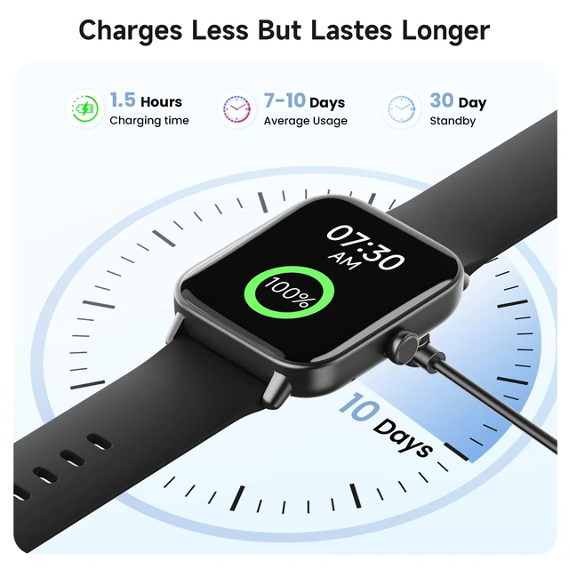 Alt view image 6 of 7 - Smart Watch for Men,1.85'' AMOLED Ultra-Clear Screen,Alexa Built-in Fitness Tracker with 110+ Sport Modes Heart Rate/SpO2/Sleep/Calories Monitor,Smartwatch for iPhone/Android,IP68 Waterproof