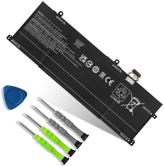 Main image of WE04XL Battery Replacement for HP Envy X360 16-AC 16-AD 2-in-1 Spectre X360 14-EU 2-in-1 Pavilion Plus 16-AB 16T-AB Pavilion Plus 14-ey 14-ew Series N39817-CF1 HSTNN-WB0F N39857-005 68Wh 7.72V