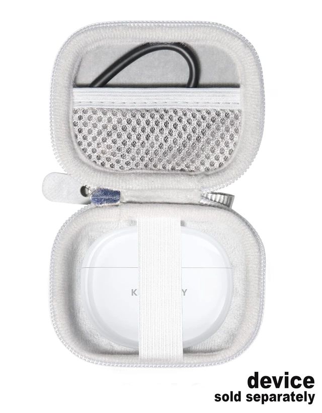 Alt view image 3 of 5 - Case for King Lucky i121 Clip on Earbuds Open Ear 5.4 Headphones (White)