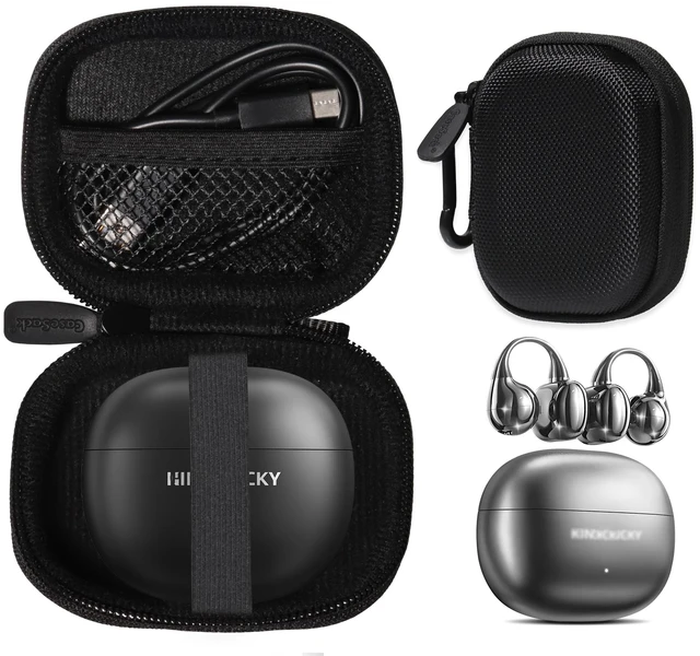 Main image of Case for King Lucky i121 Clip on Earbuds Open Ear 5.4 Headphones (Black)
