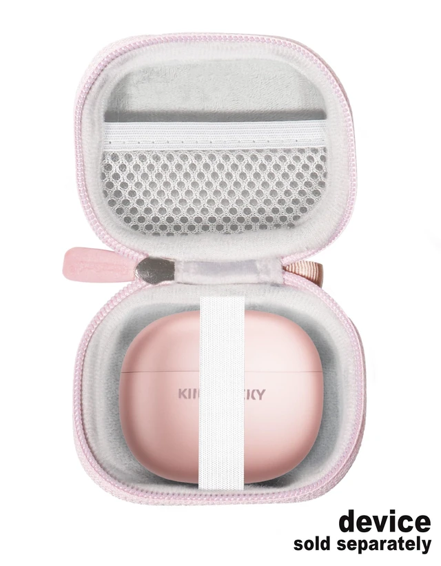 Alt view image 3 of 5 - Case for King Lucky i121 Clip on Earbuds Open Ear 5.4 Headphones (Rose Gold)