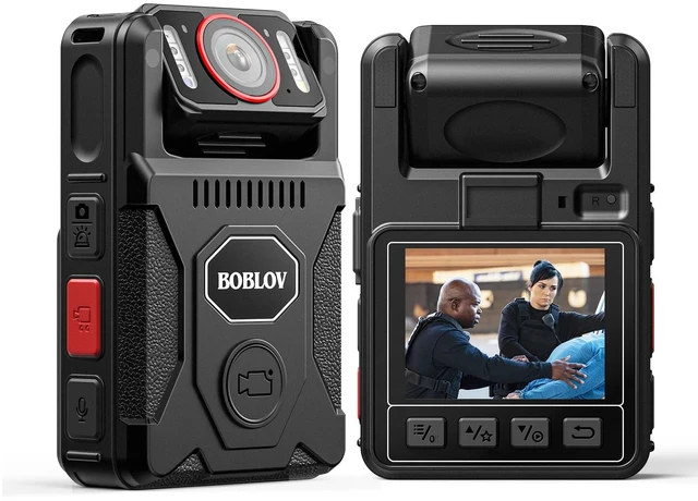 Main image of M7Pro 4K GPS Body Worn Camera, Internal 64GB Body Camera with Audio, 180° Rotate Lens, 4000mAh for 14 Hours Video Recording, Fast Charging with 4-5 Hrs for Law Enforcement, Delivery(128GB)