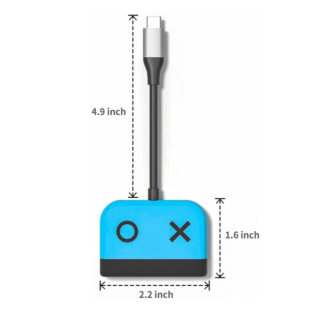 Alt view image 3 of 6 - Switch Dock for Nintendo Switch/Switch OLED,Portable TV Docking Station 4K/60HZ HDMI TV USB 3.0 Port and USB C Charging,Compatible with Nintendo Switch Steam Deck and More