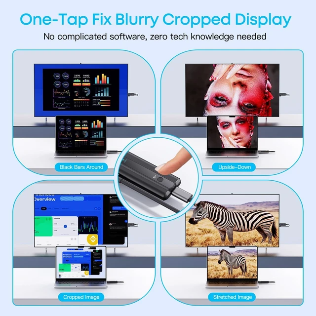 Alt view image 7 of 7 - 2026 New Wireless HDMI Transmitter Receiver Kit 4K Decode 1080P@60Hz 360FT/110M Extender, 5GHz HQ Streaming Video/Audio from PC Laptop to Monitor, Auto Connect Plug&Play, for Office Classroom