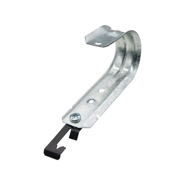 Alt view image 2 of 6 - 2" Cable Support J Hook with W Clip, Heavy Duty Metal Wire Cable Support J-Hook Hangers for Attaching Ceiling Grid Wire Threaded Rod (20 Pack)