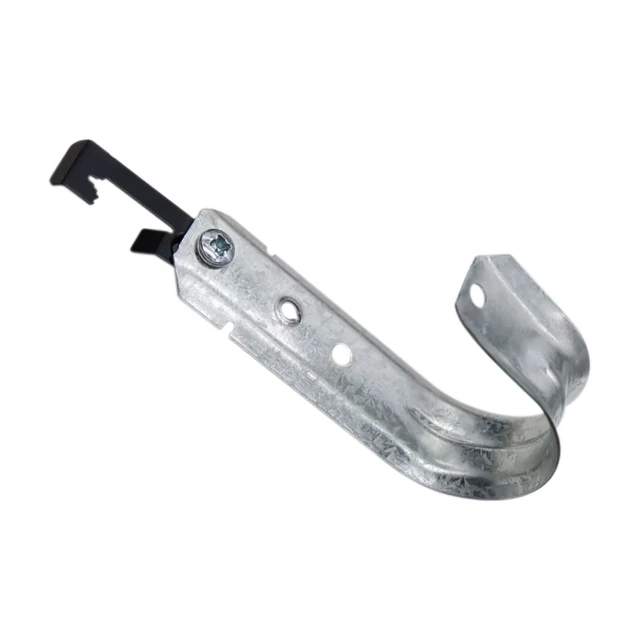 Alt view image 4 of 6 - 2" Cable Support J Hook with W Clip, Heavy Duty Metal Wire Cable Support J-Hook Hangers for Attaching Ceiling Grid Wire Threaded Rod (20 Pack)