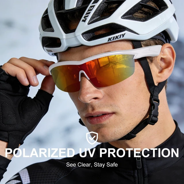 Alt view image 4 of 7 - Waterproof Bluetooth Glasses for Cycling Running White and Red Bluetooth Sunglasses, Smart Glasses, Polarized Lenses,Bluetooth Glasses for Women&Men, Long Battery Life