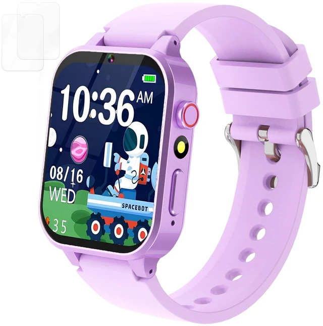 Main image of Kids Smart Watch Girls Gift for Girls Age 6-12, HD Touchscreen Kids Watch with 26 Games Camera Video Music Player Pedometer Educational Toys Christmas Birthday Gifts 5 6 7 8 9 10 Year Old