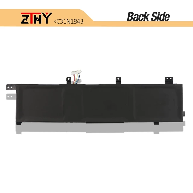Alt view image 6 of 7 - C31N1843 Laptop Battery Replacement for ASUS VivoBook S14 S432FA S432FL Vivobook S15 S532 S532FA S532FL X432FA X432FL X432FLC X532FA X532FL X532FLC S432FA-EB008T S532FA-DH55 S532FA-DB55 42Wh