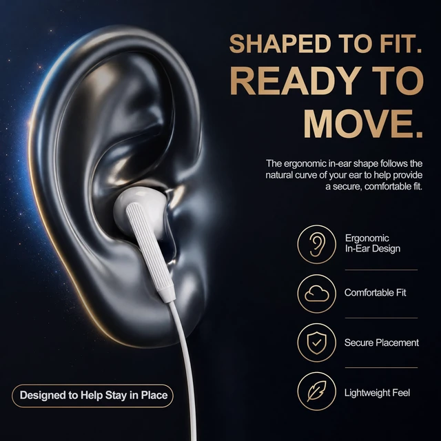 Alt view image 3 of 7 - 2Pack- USB C Headphones Wired in- Ear Buds for iPhone 17 16 15 Pro Max Type C Wired Earbuds USBC Earphones with Mic Volume Control Stereo Noise Isolation for iPhone and More USB-C Devices
