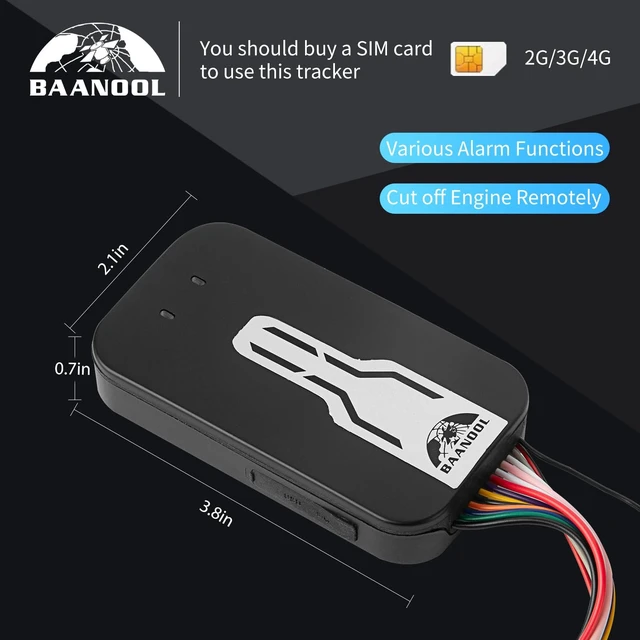 Alt view image 3 of 6 - BN-405A Car GPS Tracker No Monthly Fee Smart GPS Tracker for Vehicles No Subscription Cut Off The Engine Remotely Smart Truck Motorcycle Locator (BN-405A 2G/3G/4G)