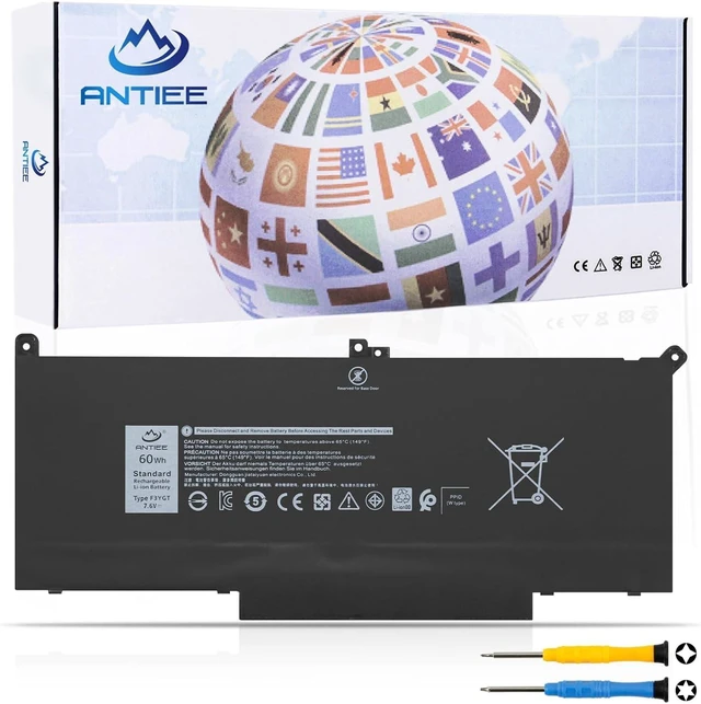 Main image of 60Wh F3YGT Laptop Battery for Dell Latitude 12 7000 7280 7290/13 7000 7380 Latitude 13 7390/14 7000 7490 7480 P28S P28S001 P73G P73G002 Series 2X39G DM6WC DM3WC KG7VF V4940 451-BBYE 453-BBCF