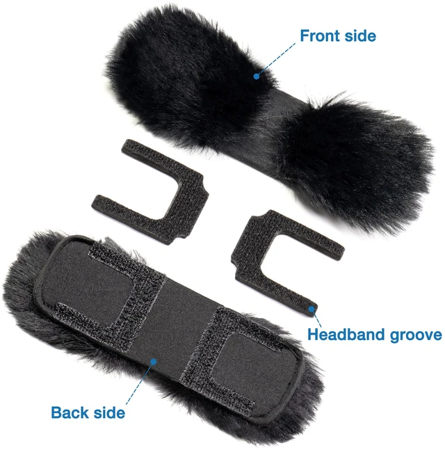 Alt view image 4 of 7 - Ear Pads Headband Refresh Kit for Bose A20 A10 Aviation Headsets Complete refresh kit: earpads with memory foam, headband, 3 mic covers, inner foam inserts