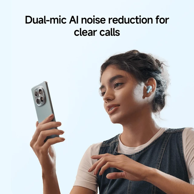 Alt view image 7 of 7 - Redmi Buds 8 Active, Wireless Earphones with Semi-in-Ear Design, 14.2mm Titanium Diaphragm Drivers, Bluetooth 5.4, 37H Long Battery Life, Dual Mic AI Noise Cancellation, Google Fast Pair, White